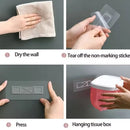 Suporte Inteligente para Papel Higiênico com Prateleira - Instalação Adesiva