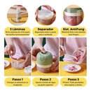 Mini Processador Elétrico Sem Fio 250ml - Recarregável USB