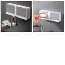 Saboneteira Dupla Inteligente com Drenagem - Fixação Adesiva Sem Furos